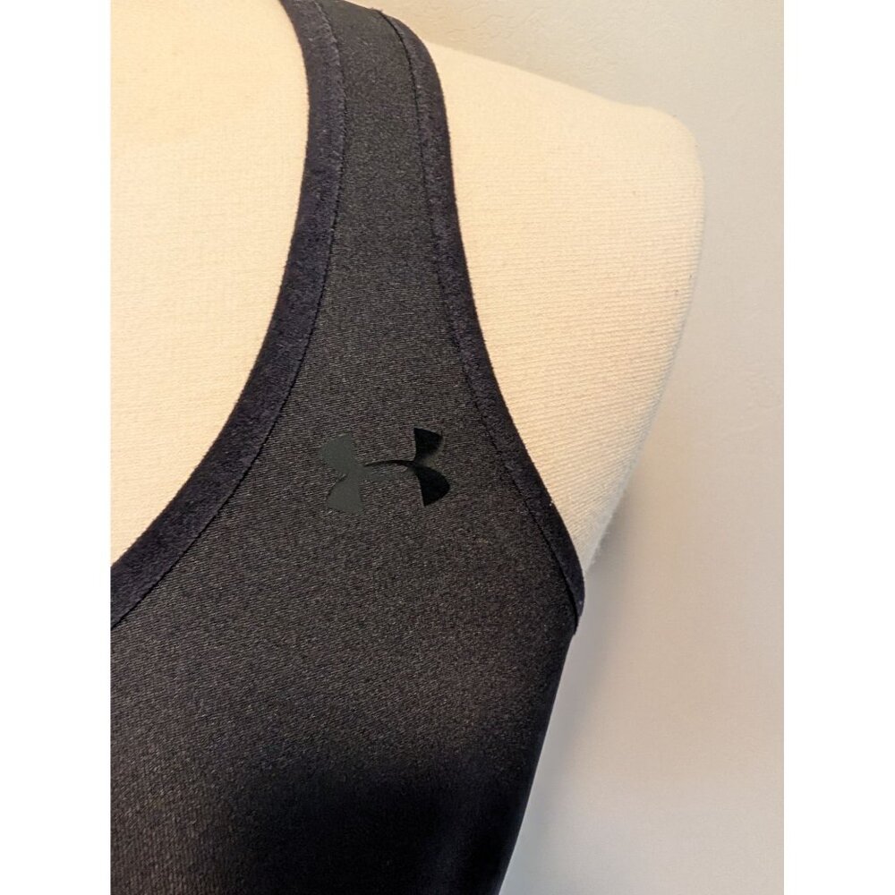 Under Armour 38c Solid Black Racerback Sports Bra… - image 5